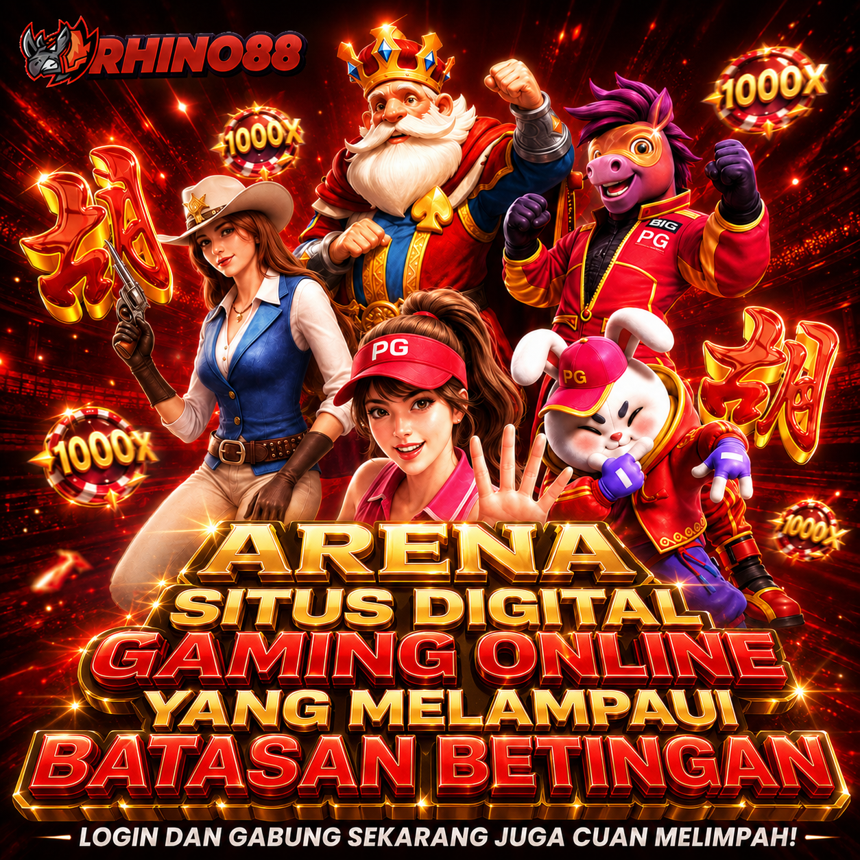 RHINO88 : Arena Situs Digital Gaming Online Yang Melampaui Batasan Betingan
